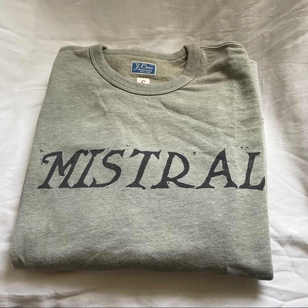 J. Crew Mistral Vintage Fleece Sweatshirt